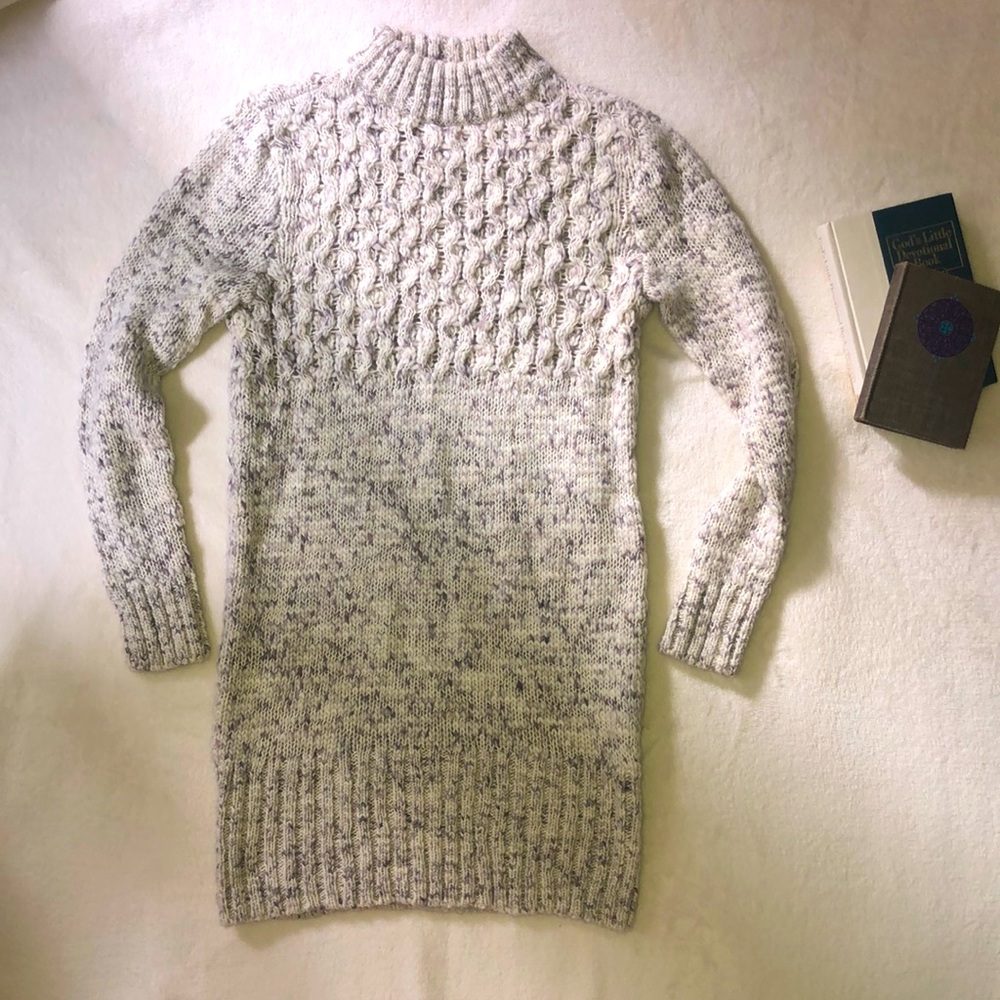 New. mock neck sweater dress.
